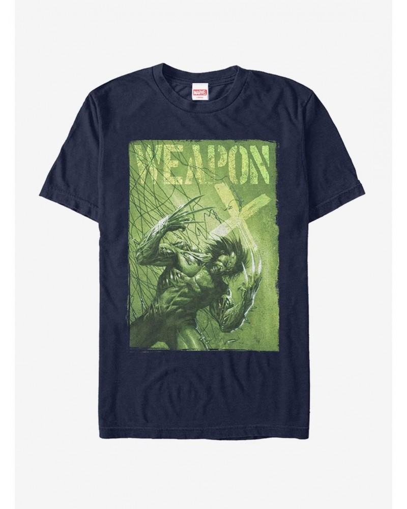 Marvel X-Men Wolverine Weapon X T-Shirt $7.07 T-Shirts