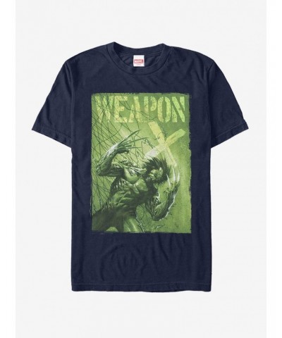 Marvel X-Men Wolverine Weapon X T-Shirt $7.07 T-Shirts