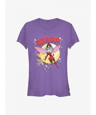 Marvel Ant-Man Wasp Retro Zoom Girls T-Shirt $9.96 T-Shirts