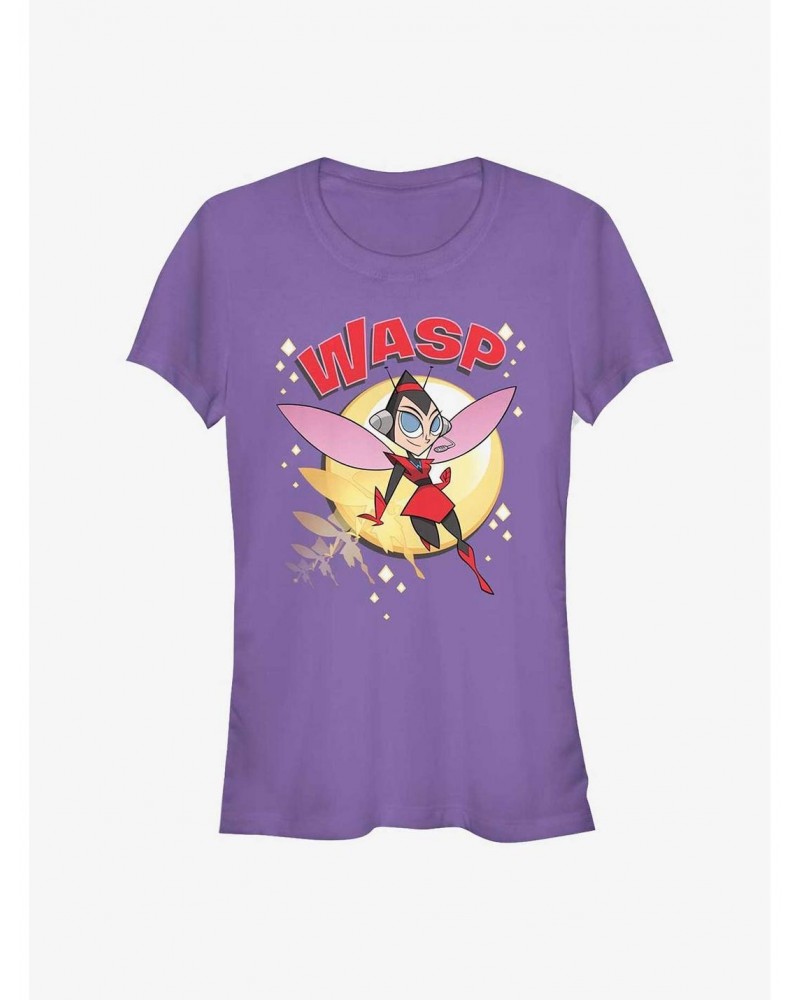 Marvel Ant-Man Wasp Retro Zoom Girls T-Shirt $9.96 T-Shirts