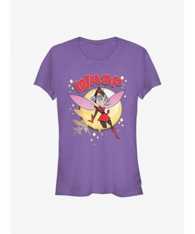 Marvel Ant-Man Wasp Retro Zoom Girls T-Shirt $9.96 T-Shirts