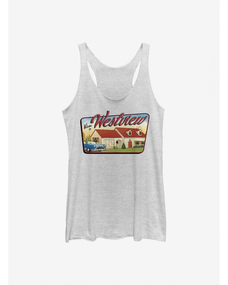 Marvel WandaVision Westview Welcome Girls Tank $8.70 Tanks