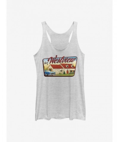 Marvel WandaVision Westview Welcome Girls Tank $8.70 Tanks