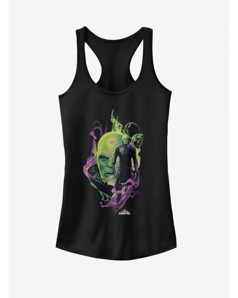 Marvel Captain Marvel In Smoke Girls Tank $6.97 Tanks