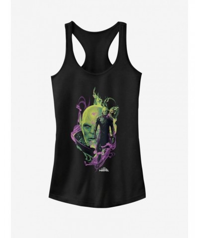 Marvel Captain Marvel In Smoke Girls Tank $6.97 Tanks