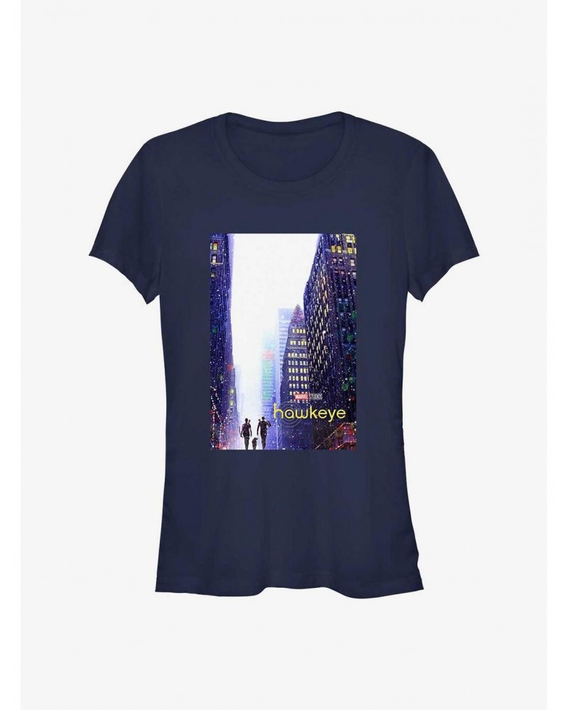 Marvel Hawkeye City Poster Girls T-Shirt $6.18 T-Shirts