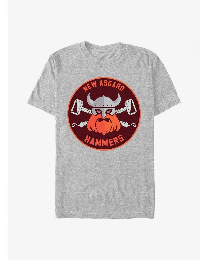 Marvel Thor: Love And Thunder Hammers Badge T-Shirt $6.50 T-Shirts