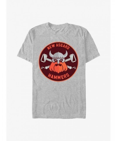 Marvel Thor: Love And Thunder Hammers Badge T-Shirt $6.50 T-Shirts