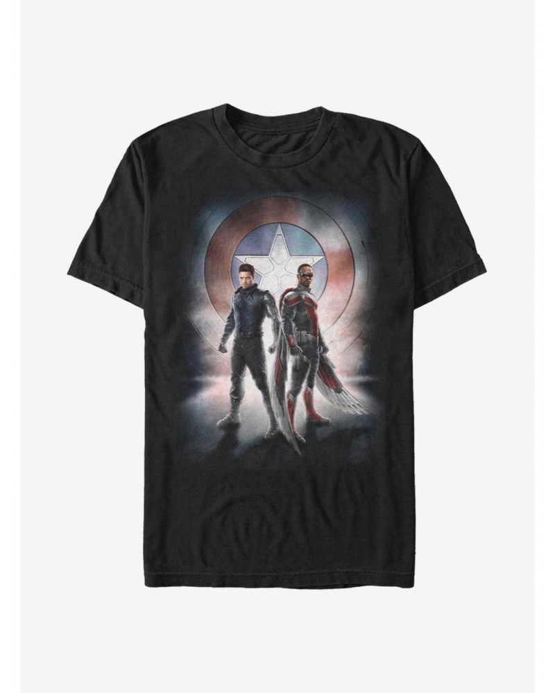 Marvel The Falcon And The Winter Soldier Team Poster T-Shirt $8.60 T-Shirts