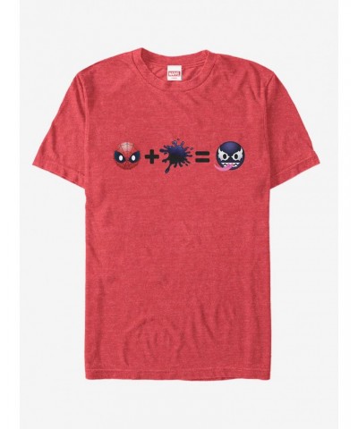 Marvel Spider-Man Venom Emoji Math T-Shirt $7.46 T-Shirts