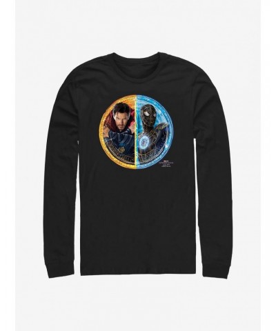 Marvel Spider-Man: No Way Home Spidey Doctor Strange Circle Long-Sleeve T-Shirt $12.63 T-Shirts