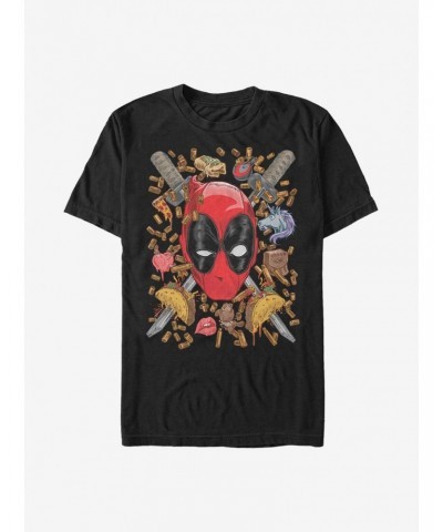 Marvel Deadpool Shells And Tacos T-Shirt $7.27 T-Shirts