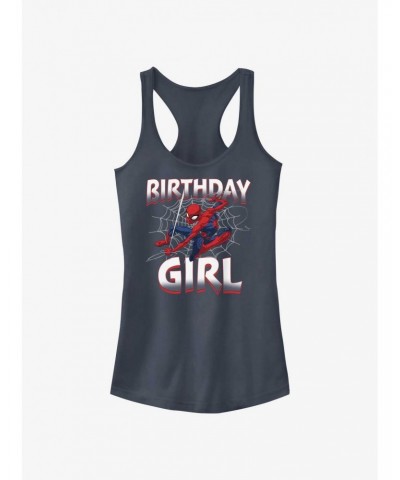 Marvel Spider-Man Birthday Girl Spidey Girls Tank $9.76 Tanks