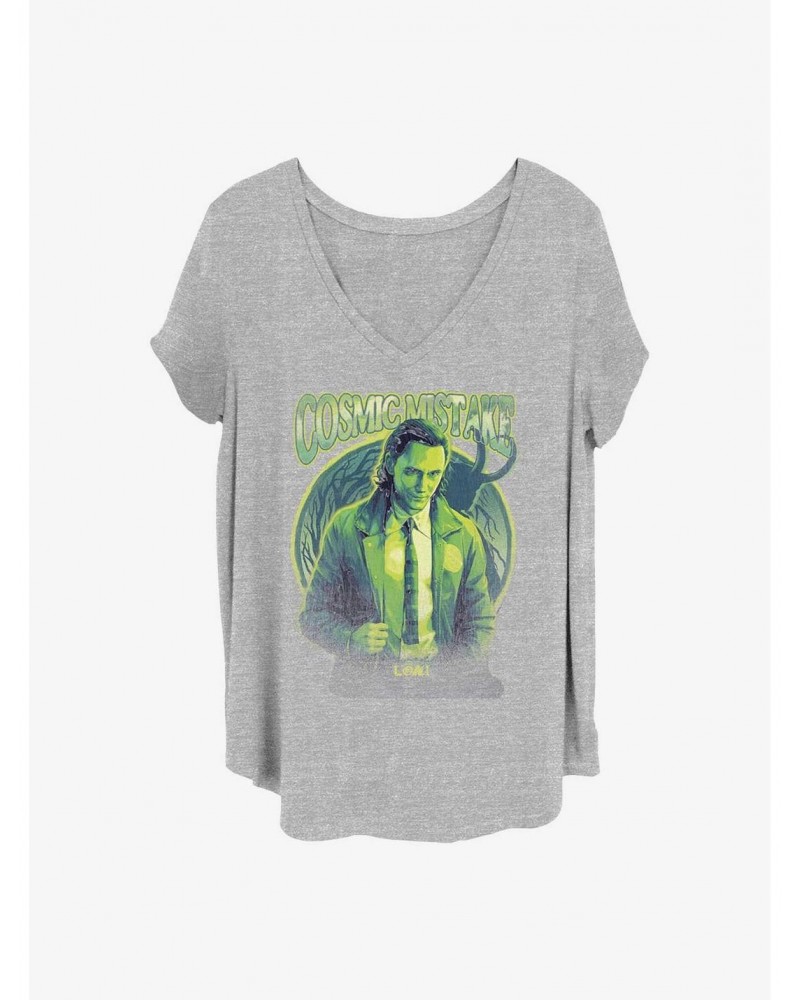 Marvel Loki Cosmic Mistake Girls T-Shirt Plus Size $9.48 T-Shirts