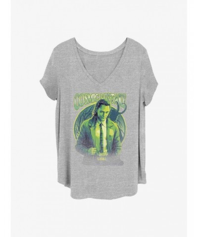 Marvel Loki Cosmic Mistake Girls T-Shirt Plus Size $9.48 T-Shirts