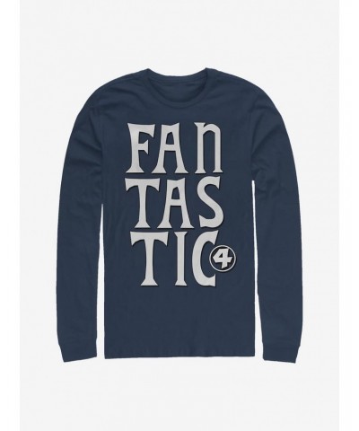 Marvel Fantastic Four Fantastic Words Long-Sleeve T-Shirt $11.32 T-Shirts