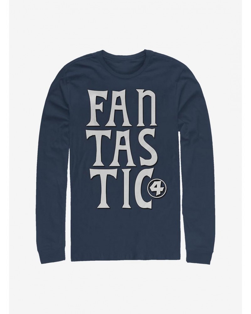 Marvel Fantastic Four Fantastic Words Long-Sleeve T-Shirt $11.32 T-Shirts