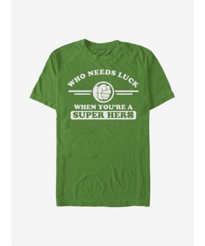 Marvel The Hulk Clover Collegiate T-Shirt $7.46 T-Shirts