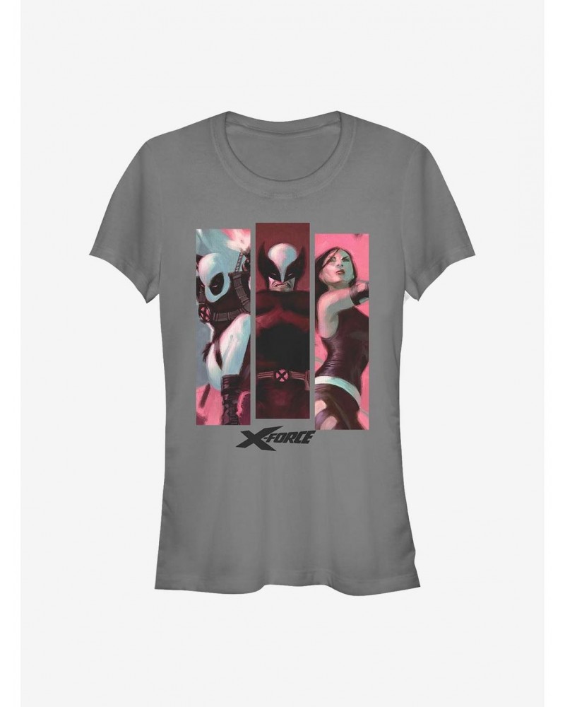 Marvel Deadpool Panel Up Girls T-Shirt $9.76 T-Shirts