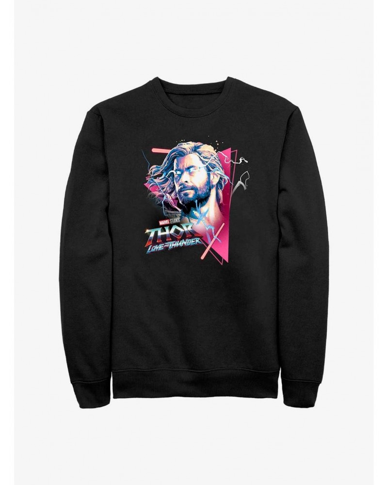 Marvel Thor: Love And Thunder Triangle God Sweatshirt $14.17 Sweatshirts