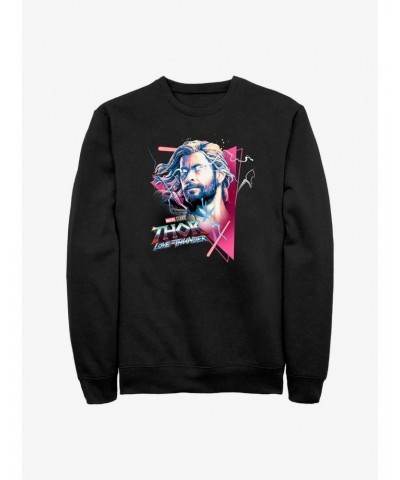 Marvel Thor: Love And Thunder Triangle God Sweatshirt $14.17 Sweatshirts