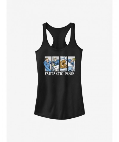 Marvel Fantastic Four Fantastic Comic Girls Tank $7.37 Tanks