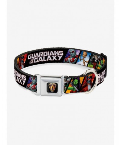 Marvel Guardians Of The Galaxy 5 Character Pose Seatbelt Buckle Pet Collar $9.96 Pet Collars