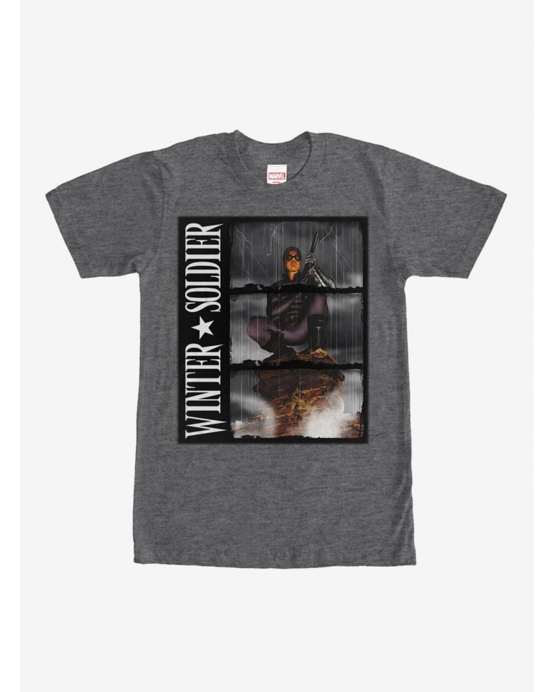 Marvel Winter Soldier Rain T-Shirt $8.80 T-Shirts