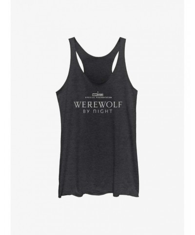 Marvel Studios' Special Presentation: Werewolf By Night Logo Girls Tank $7.87 Tanks