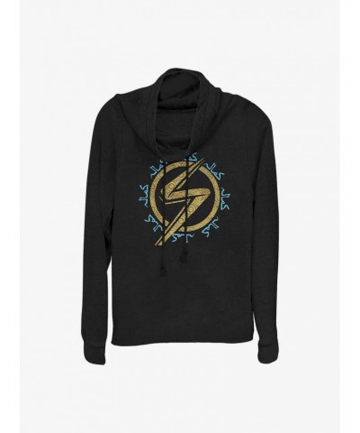 Marvel Ms. Marvel Icon Cowlneck Long-Sleeve Girls Top $17.96 Tops