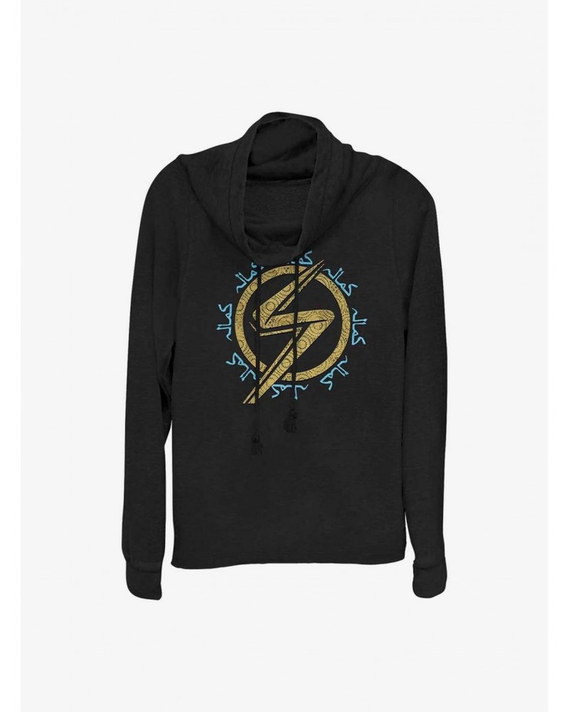 Marvel Ms. Marvel Icon Cowlneck Long-Sleeve Girls Top $17.96 Tops