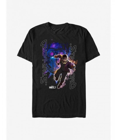 Marvel What If...? Galaxy King Star-Lord T-Shirt $6.69 T-Shirts