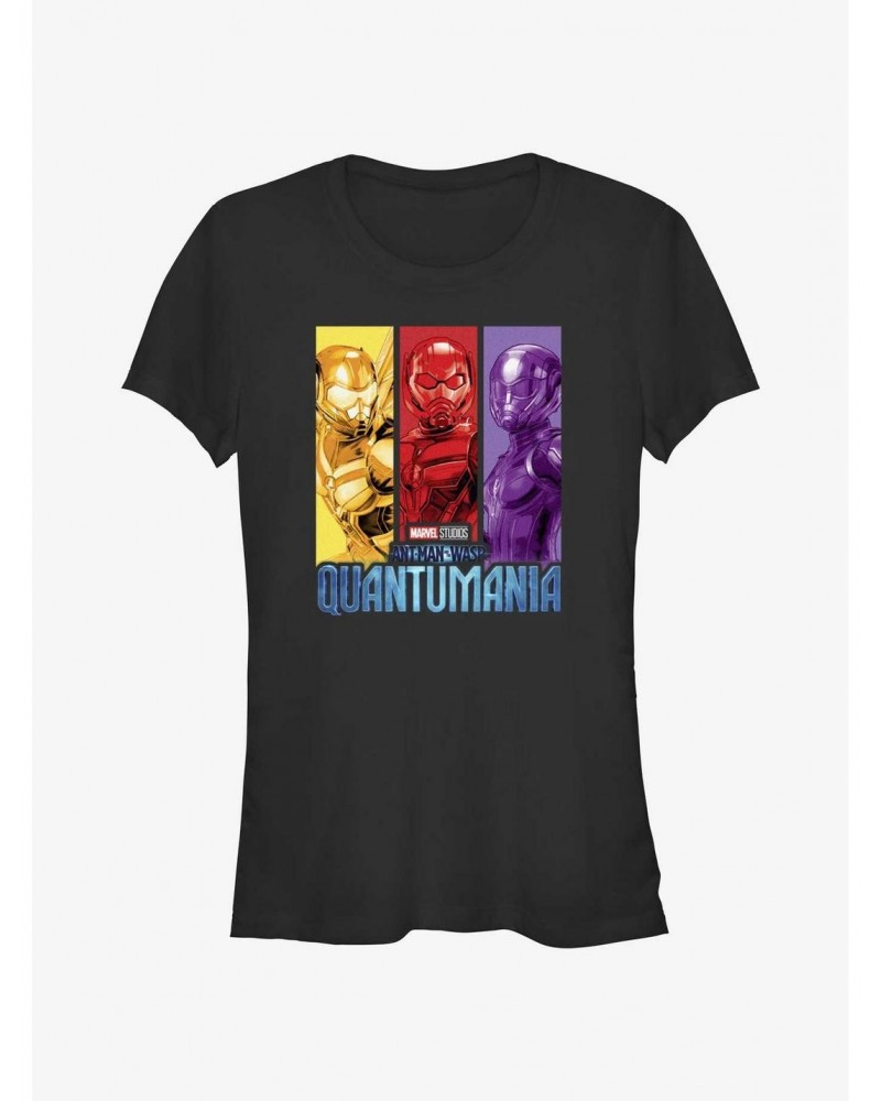 Marvel Ant-Man and the Wasp: Quantumania Hero Trio Girls T-Shirt $7.37 T-Shirts