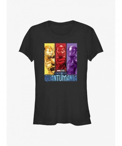 Marvel Ant-Man and the Wasp: Quantumania Hero Trio Girls T-Shirt $7.37 T-Shirts