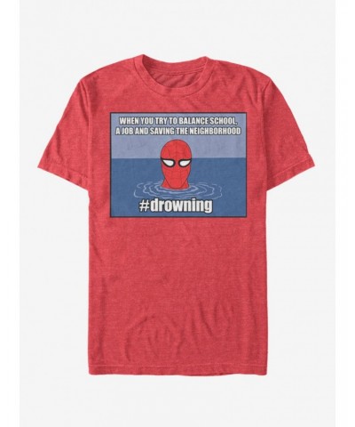 Marvel Spider-Man drowning T-Shirt $7.46 T-Shirts