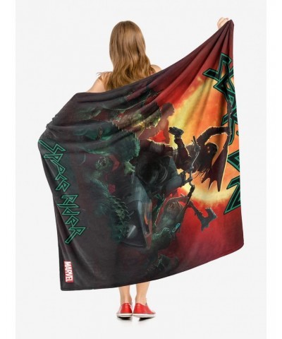 Marvel Guardians Of The Galaxy Space Rider Throw Blanket $28.75 Blankets