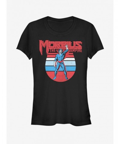 Marvel Morbius Retro Morbius Girls T-Shirt $8.17 T-Shirts