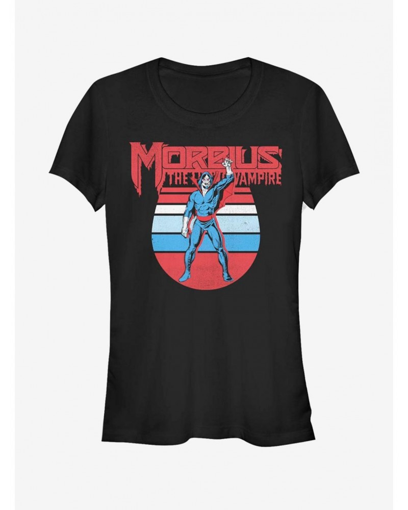 Marvel Morbius Retro Morbius Girls T-Shirt $8.17 T-Shirts