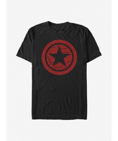 Marvel The Falcon And The Winter Soldier Red Shield T-Shirt $7.84 T-Shirts