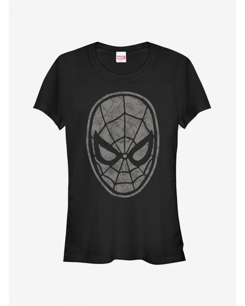 Marvel Spider-Man Dark Floral Spidey Girls T-Shirt $6.97 T-Shirts