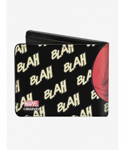 Marvel Deadpool Blah Blah Blah Bifold Wallet $9.41 Wallets