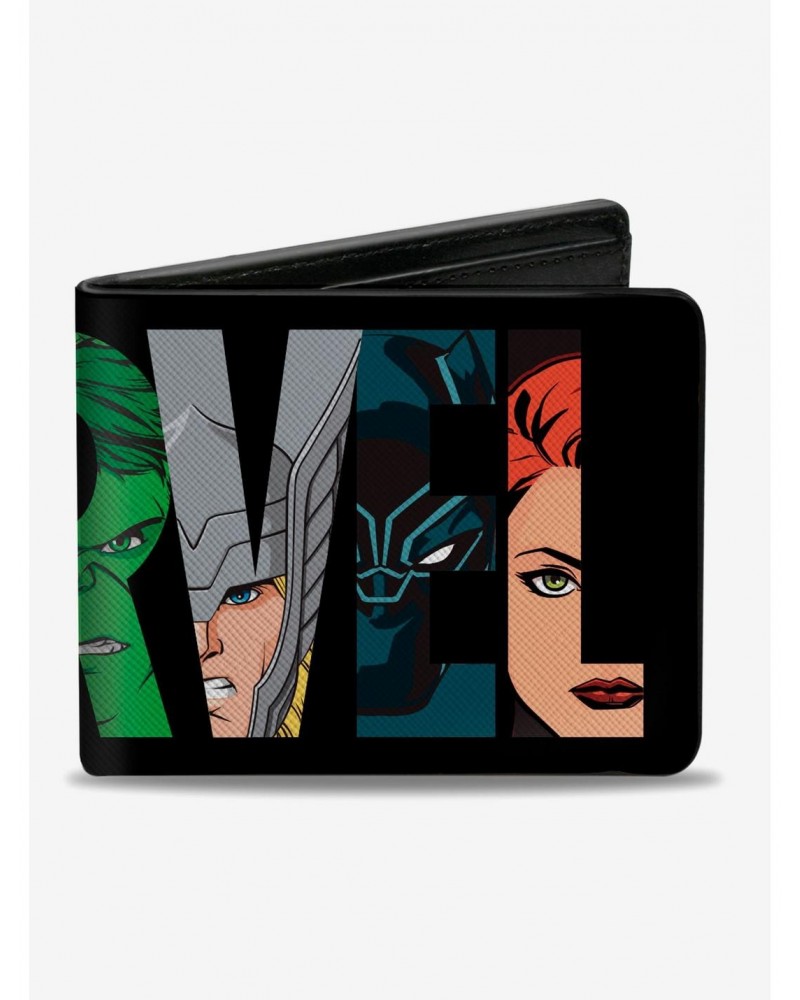 Marvel Brick Avenger Faces Bifold Wallet $6.48 Wallets