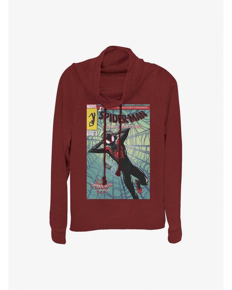 Marvel Spider-Man Music Time Girls Cowl Neck Long Sleeve Top $15.80 Tops