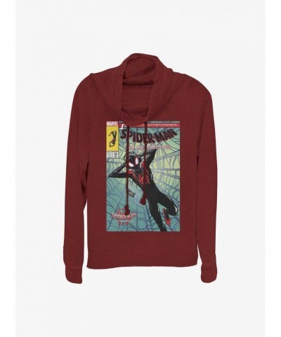 Marvel Spider-Man Music Time Girls Cowl Neck Long Sleeve Top $15.80 Tops