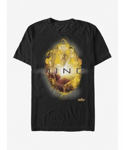 Marvel Avengers: Infinity War Mind Stone T-Shirt $7.84 T-Shirts