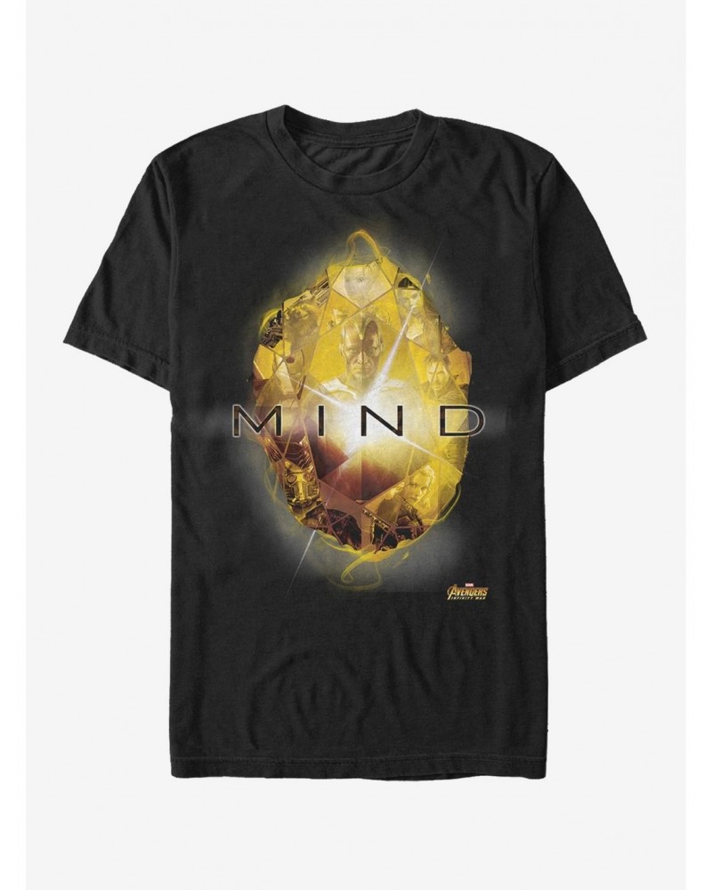 Marvel Avengers: Infinity War Mind Stone T-Shirt $7.84 T-Shirts