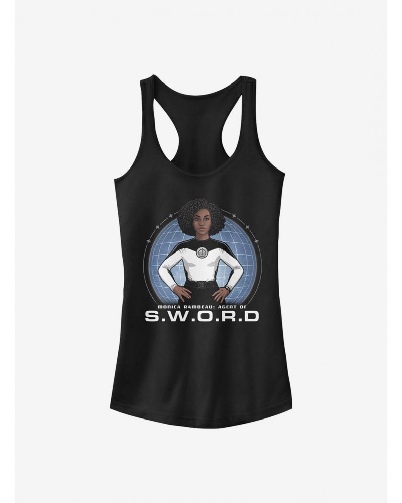 Marvel WandaVision S.W.O.R.D Hero Monica Girls Tank $6.57 Tanks