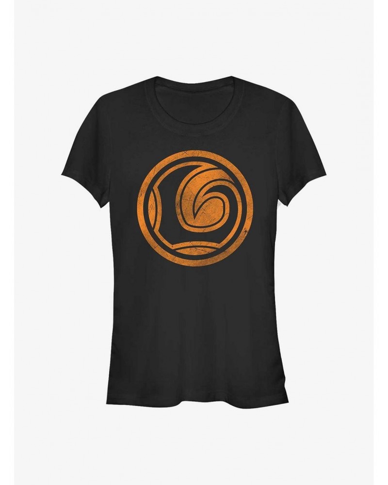 Marvel Loki Orange Logo Girls T-Shirt $6.37 T-Shirts