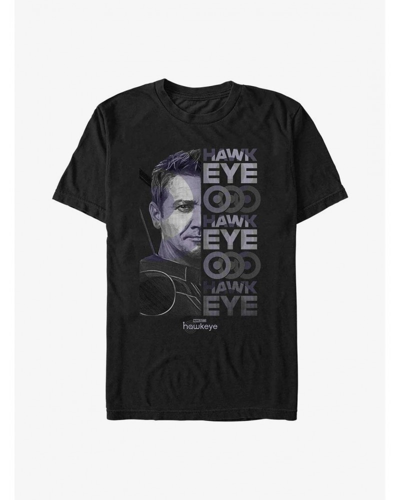 Marvel Hawkeye Half Face T-Shirt $5.74 T-Shirts