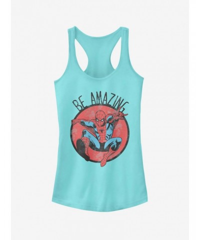 Marvel Spider-Man Be Amazing Girls Tank $8.17 Tanks